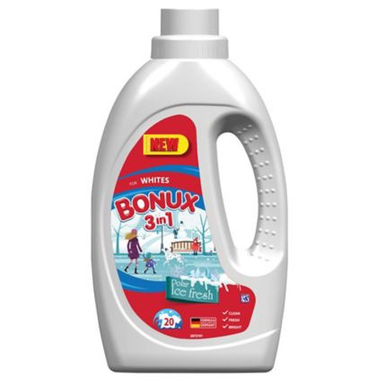 Bonux 3in1 Polar 20dáv/1,1l na bílé | Prací prostředky - Prací gely, tablety a mýdla